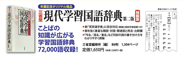 現代学習国語辞典第二版（特製版）